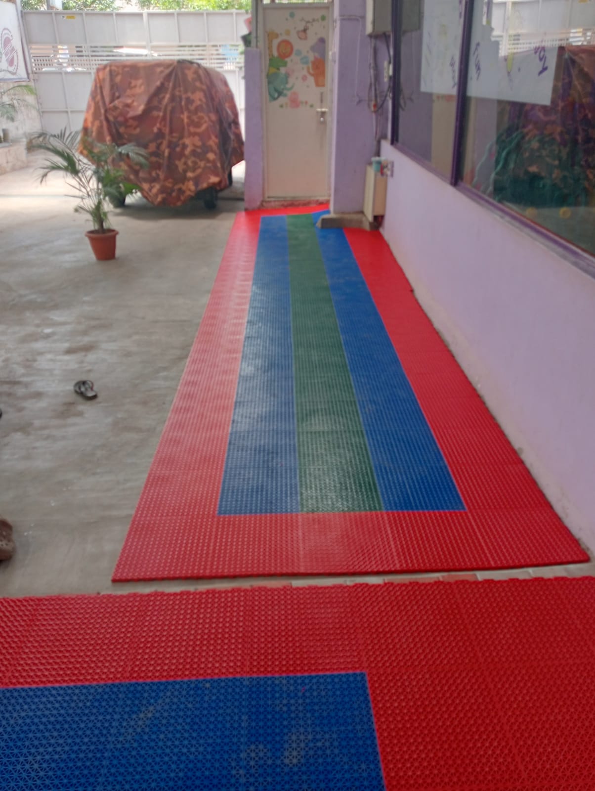 Indoor school flooring